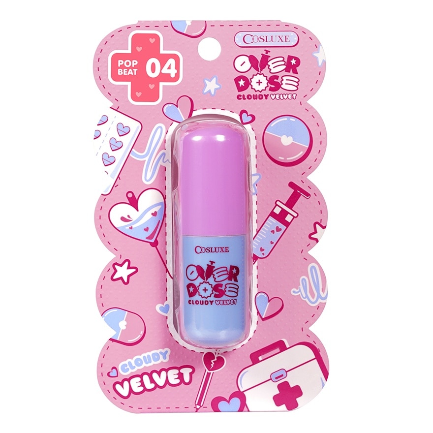 Cosluxe Overdose Cloudy Velvet Lip 4.5g. 04 Popbeat