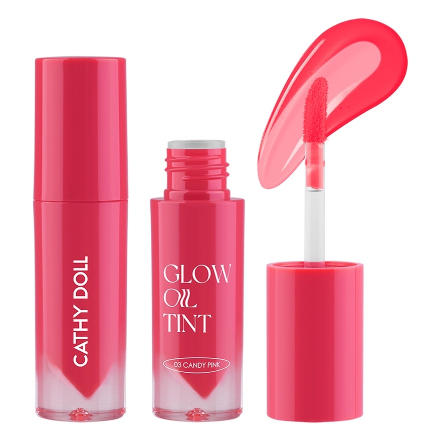 Cathy Doll Glow Oil Lip Tint 2.4g. 03 Candy Pink