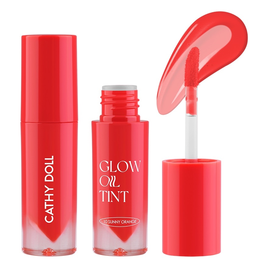 Cathy Doll Glow Oil Lip Tint 2.4g. 10 Sunny Orange