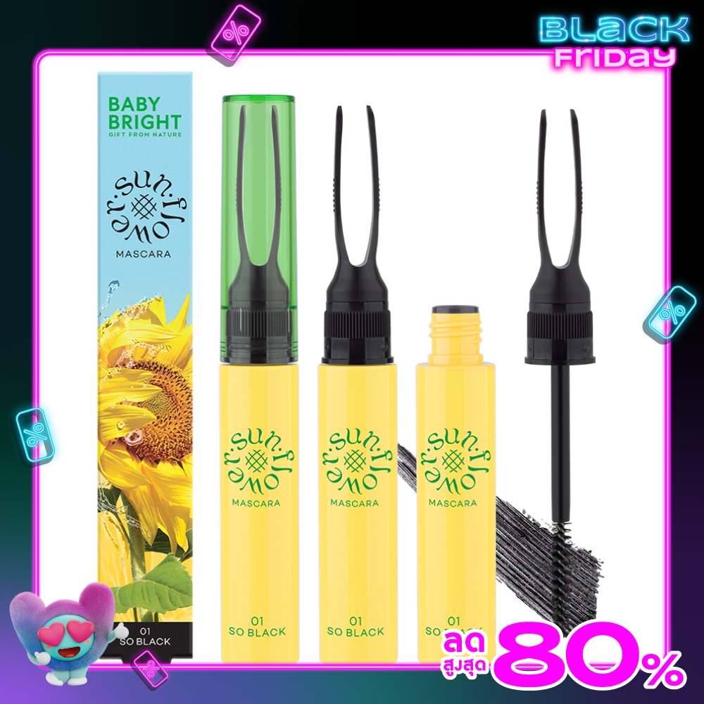 Baby Bright Baby Bright Sunflower Mascara 5g 01