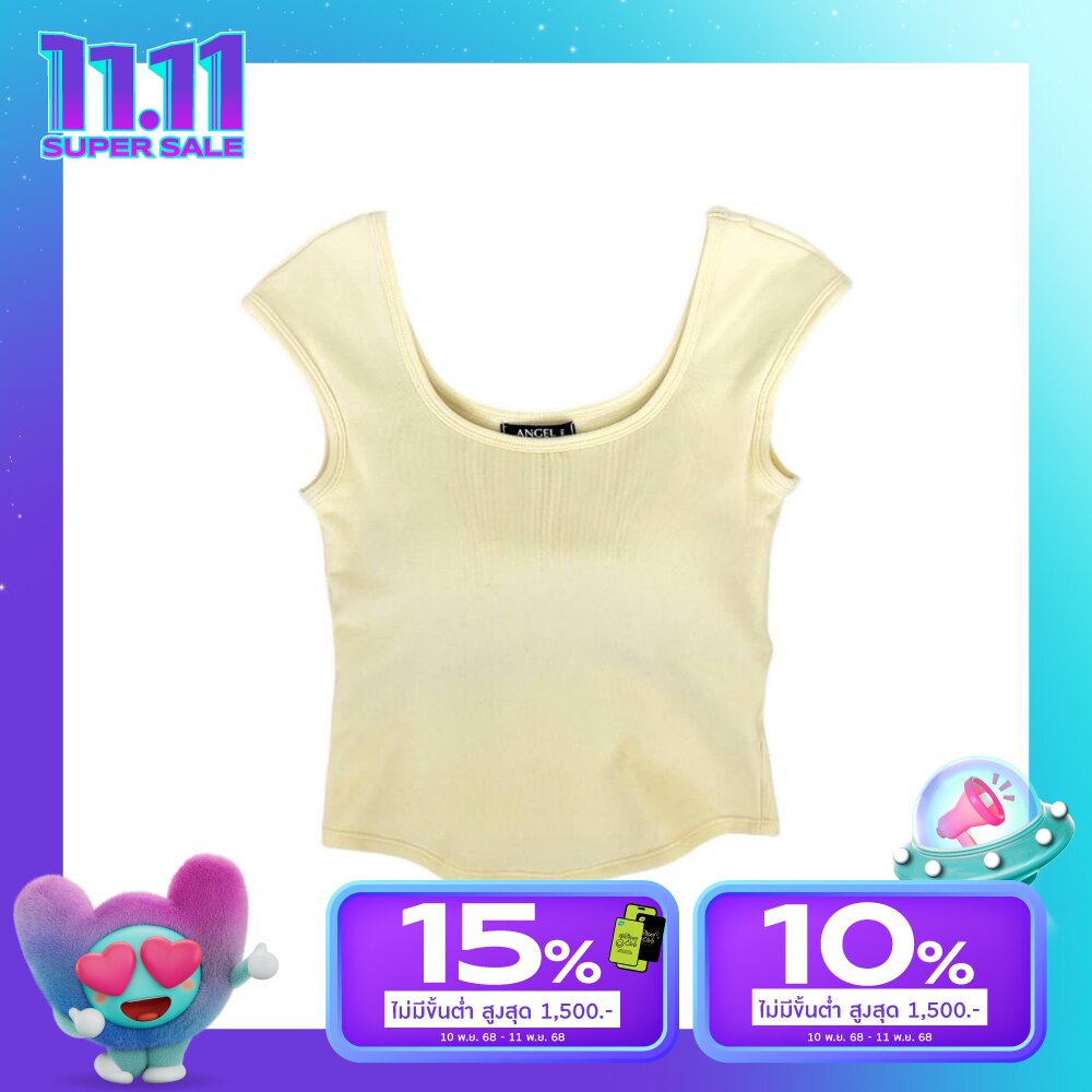 Angel Bra Bra Tank Top MomoP Cream