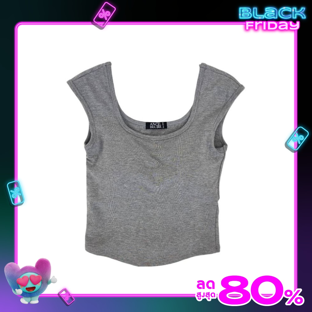 Angel Bra Bra Tank Top MomoP Grey