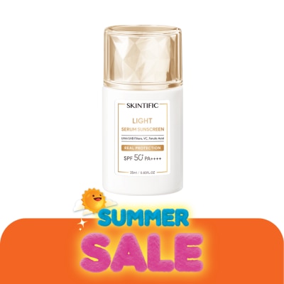 Skintific - สกินทิฟฟิค ไลท์ เซรั่ม ซันสกรีน SPF50+ PA++++ 25 มล.