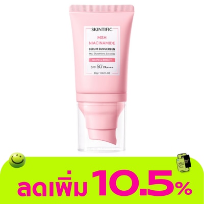 Skintific - Skintific MSH Niacinamide Serum Sunscreen SPF50+ PA++++ 30 g.