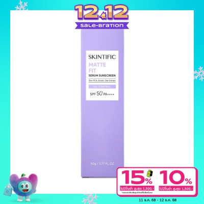 Skintific Skintific Matte Fit Serum Sunscreen SPF50+ PA++++ 50 g.