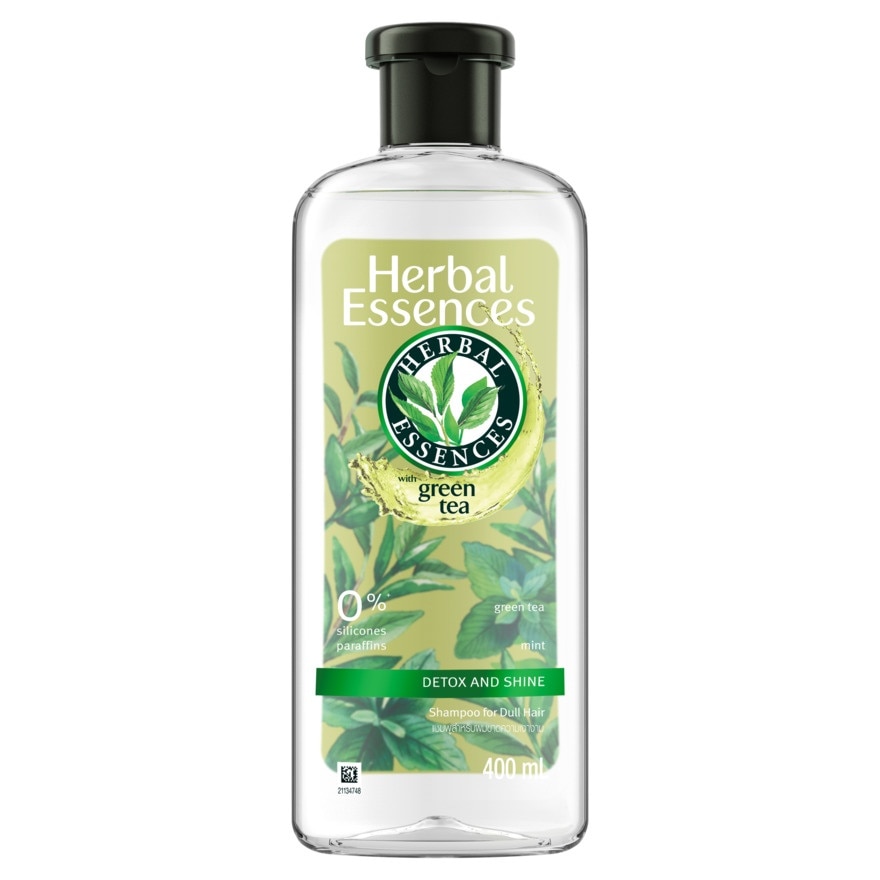 Herbal Essences เฮอร์บัล เอสเซนส์ แชมพู กรีน ที มิ้นท์ ดีทอกซ์ แอนด์ ชายน์ 400 มล.