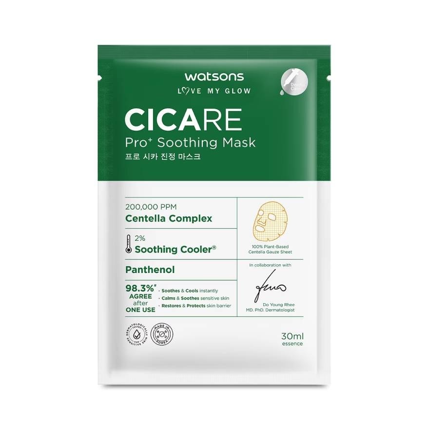 Watsons Cicare Pro+ Soothing Mask 1 sheet.