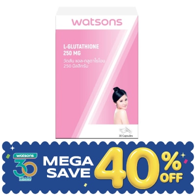Watsons - Watsons L-Glutathione 250 mg (Dietary Supplement Product) 30 capsules image
