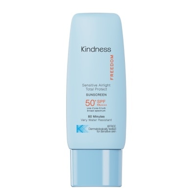 Kindness ไคนด์เนส ฟรีดอม เซนซิทีฟ แอร์ไลท์ โททอล โพรเทค ซันสกรีน SPF50+ PA++++ 30 มล.