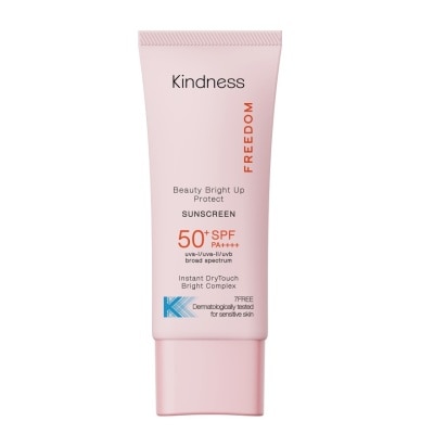 Kindness ไคนด์เนส ฟรีดอม บิวตี้ ไบร์ท อัพ โพรเทค ซันสกรีน SPF50+ PA++++ 30 มล. กันแดดเนื้อมูส