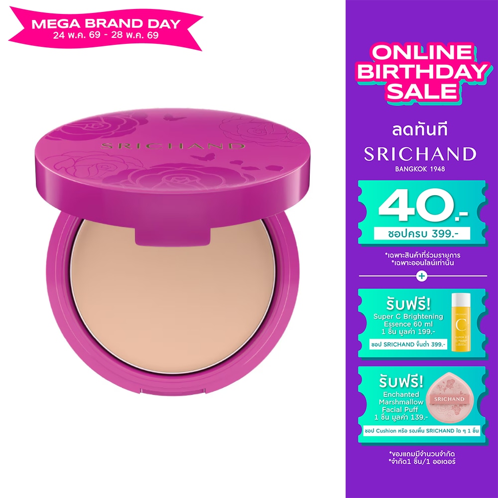Srichand Super Fix 18H Oil Control Foundation Powder SPF35 PA+++ 6g. Y10 Sand
