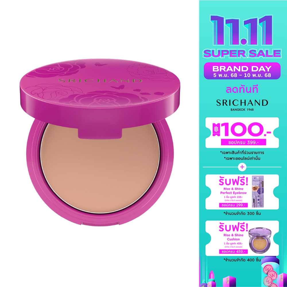 Srichand Super Fix 18H Oil Control Foundation Powder SPF35 PA+++ 6g. Y30 Honey