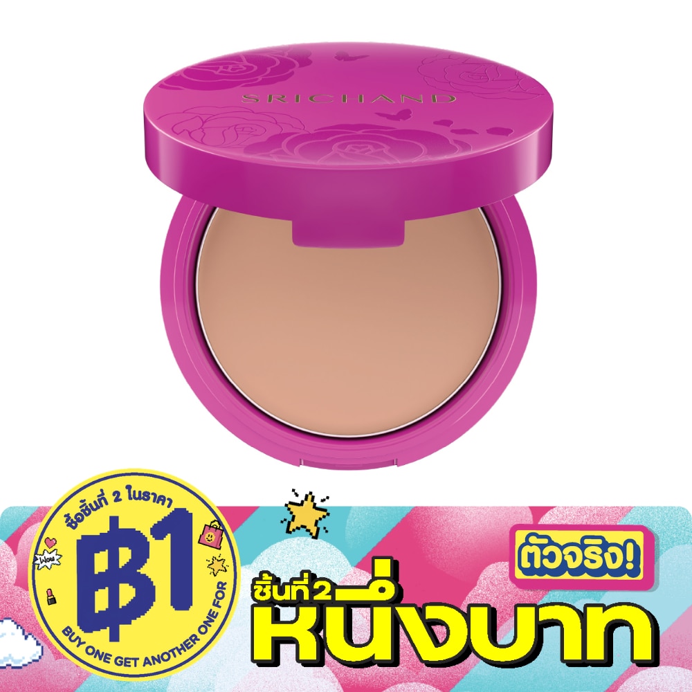 Srichand Super Fix 18H Oil Control Foundation Powder SPF35 PA+++ 6g. Y30 Honey image