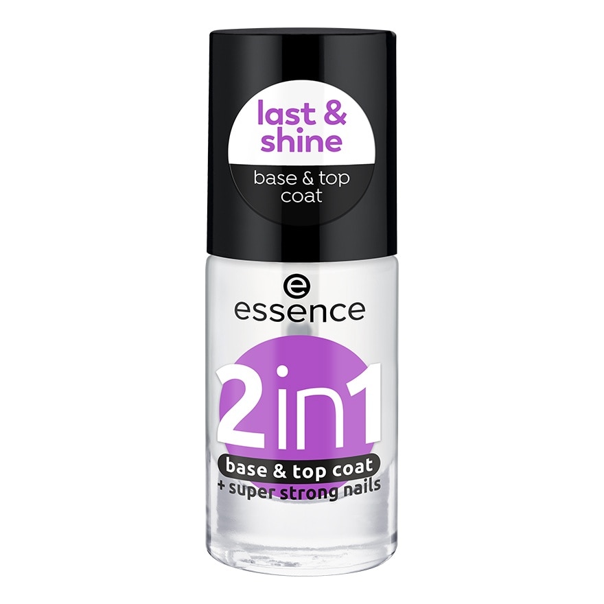 Essence เอสเซนส์ 2อิน1 เบส แอนด์ ท็อป โค้ท 8มล.