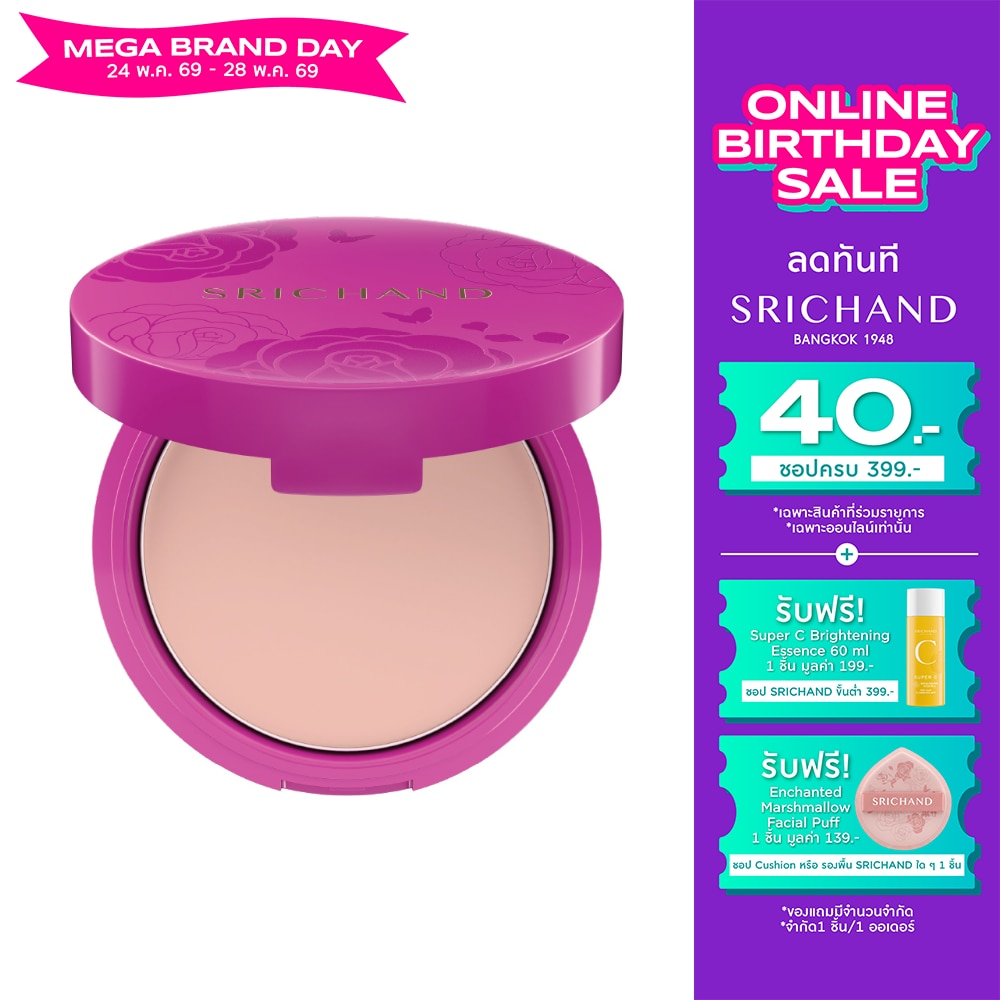 Srichand Super Fix 18H Oil Control Foundation Powder SPF35 PA+++ 6g. P10 Pinkish