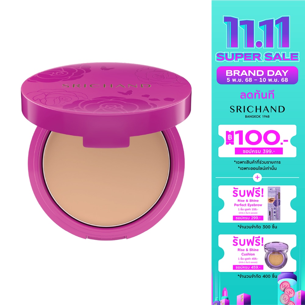 Srichand Super Fix 18H Oil Control Foundation Powder SPF35 PA+++ 6g. Y20 Beige