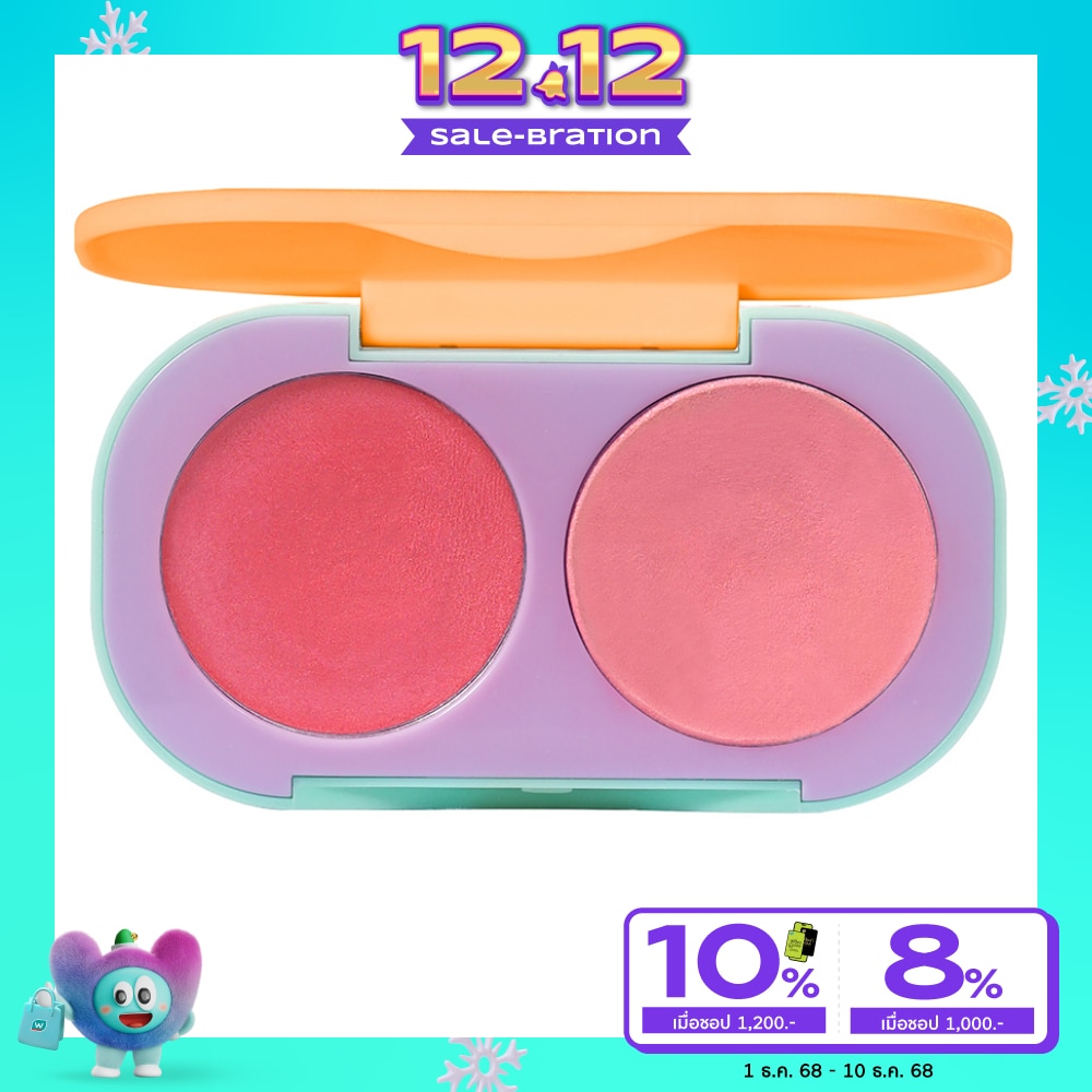 Cosluxe Overdose Loveable Duo Cheek Blush On 5g. 33 Therapy