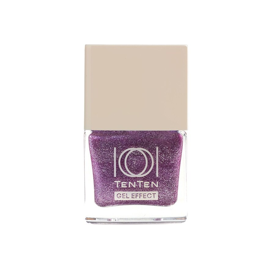 Ten Ten Gel Effect Nail Polish 12ml NBT114 Glister Purple image
