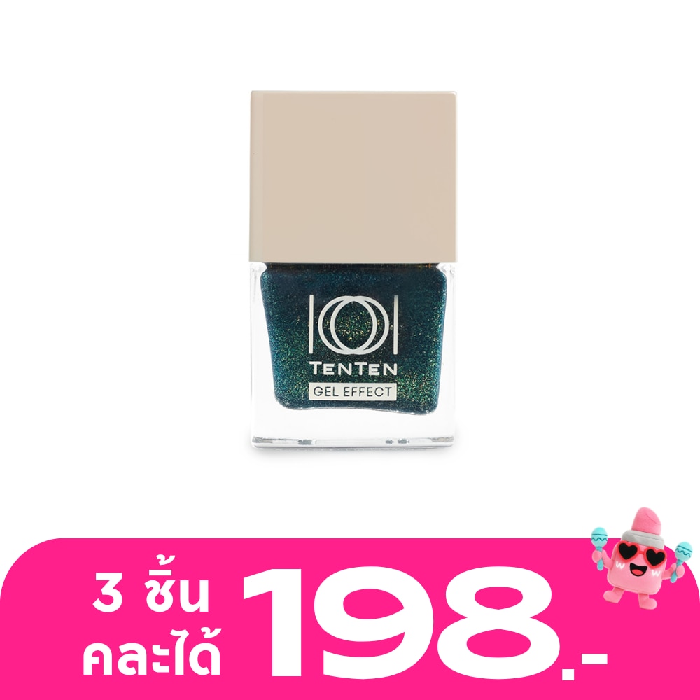 เท็น เท็น น้ำยาทาเล็บ เจล เอฟเฟค 12มล. NBP106 เคซี่ สเปรซ