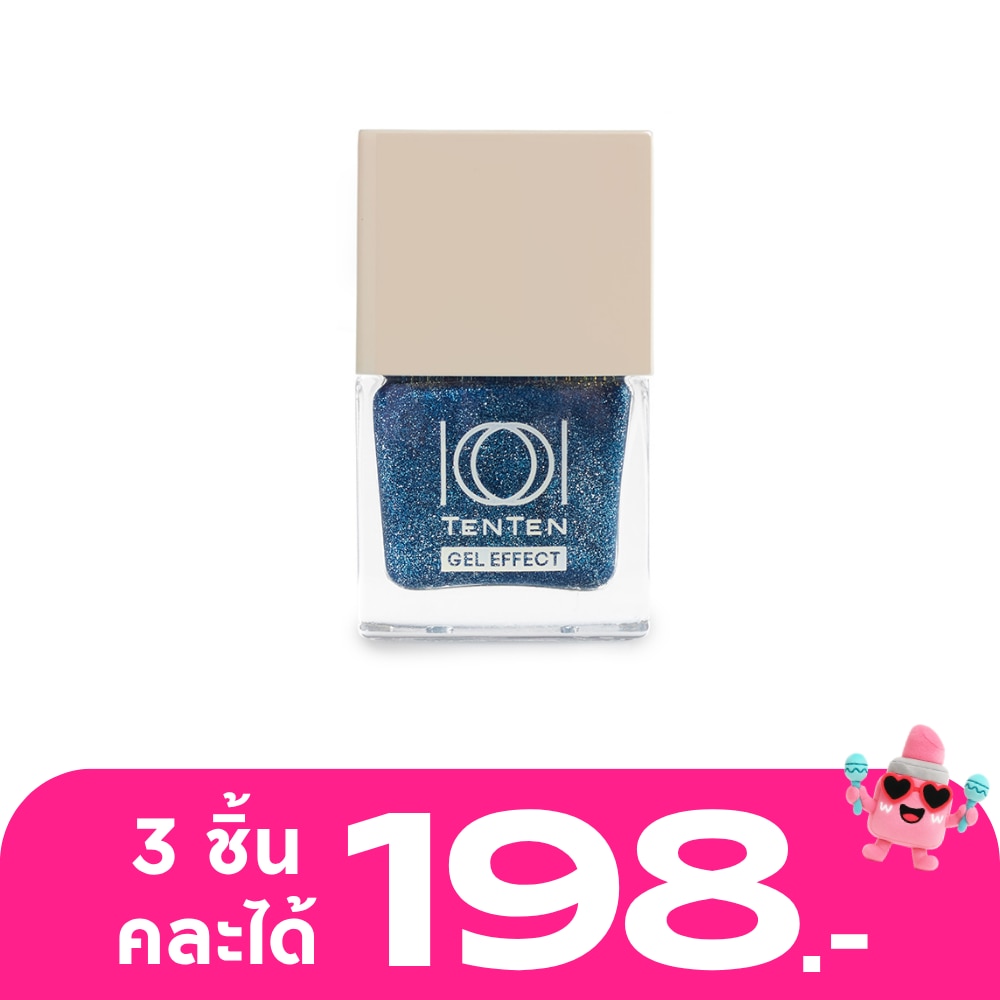 เท็น เท็น น้ำยาทาเล็บ เจล เอฟเฟค 12มล. NBT105 โกลเด้น เมดโอ