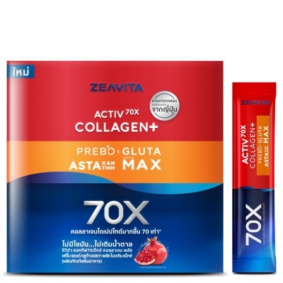 Zeavita Zeavita Activ70X Collagen+ Prebo Gluta Asta+Niacin Max 62 Sachets