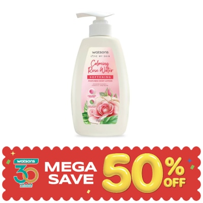 Watsons - Watsons Calming Rose Water Softening Perfumed Body Lotion 550ml. image