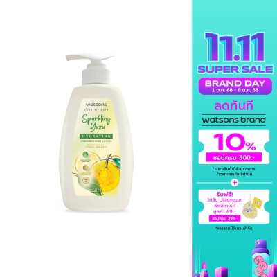 Watsons Watsons Sparkling Yuzu Hydrating Perfumed Body Lotion 550ml.