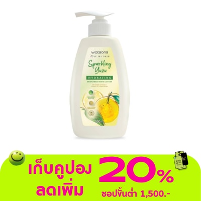 Watsons - Watsons Sparkling Yuzu Hydrating Perfumed Body Lotion 550ml.