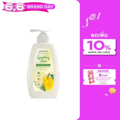 Watsons - Watsons Sparkling Yuzu Hydrating Perfumed Body Lotion 550ml.