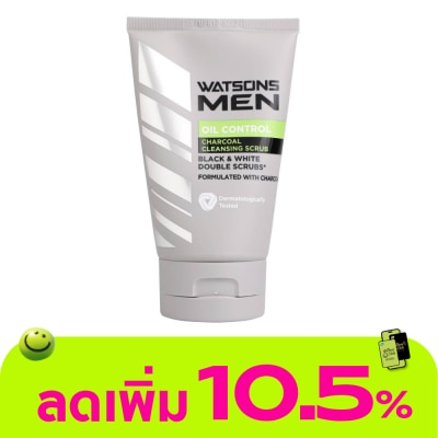 WATSONS - วัตสัน เมน ออยล์ คอนโทรล ชาร์โคล คลีนซิ่ง สครับ 100ก.
