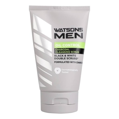 Watsons Watsons Men Charcoal Oil Control Cleansing Scrub 100g