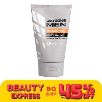 Watsons Watsons Men Brightening Charcoal Foam Cleanser 100g.