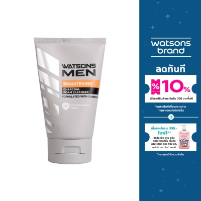 Watsons Watsons Men Brightening Charcoal Foam Cleanser 100g.