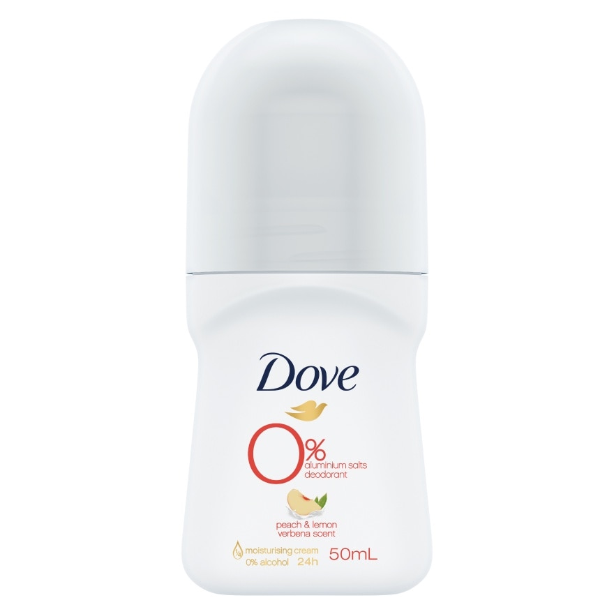 Dove Dove Deo Roll-On 0 Aluminium Salts Peach  Lemon Verbena 50 Ml.