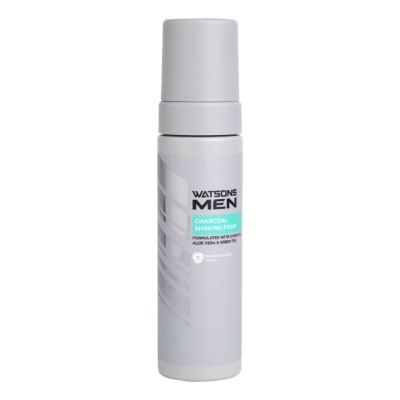 Watsons Watsons Men Charcoal Shaving Foam 200ml.