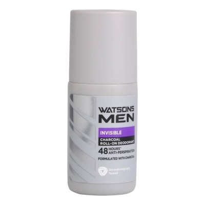 Watsons Watsons Men Invisible Charaoal Roll-on Deodorant 50ml