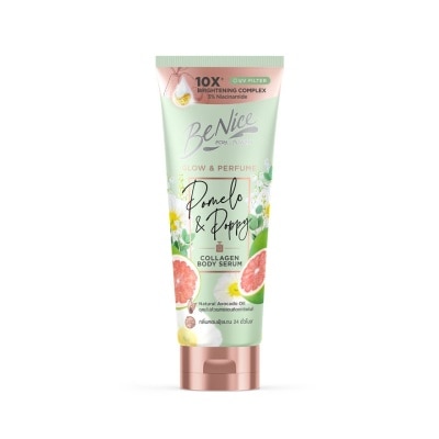 Benice Benice Body Serum Glow  Perfume Pomelo  Poppy Collagen 170 Ml.