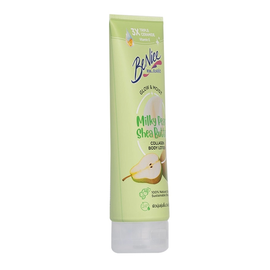 Benice Body Lotion Glow  Moist Milky Pear Shea Butter Collagen 170 Ml.