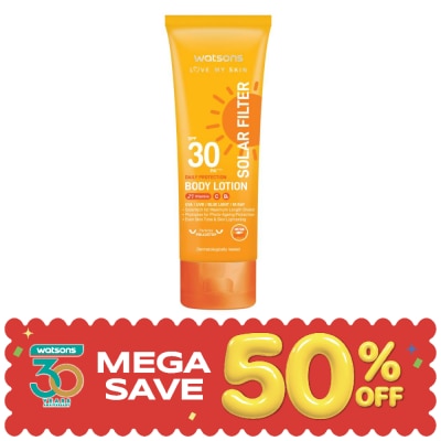 Watsons - Watsons Love My Skin Solar Filter Daily Protection Body Lotion SPF30 PA++++ 100ml image