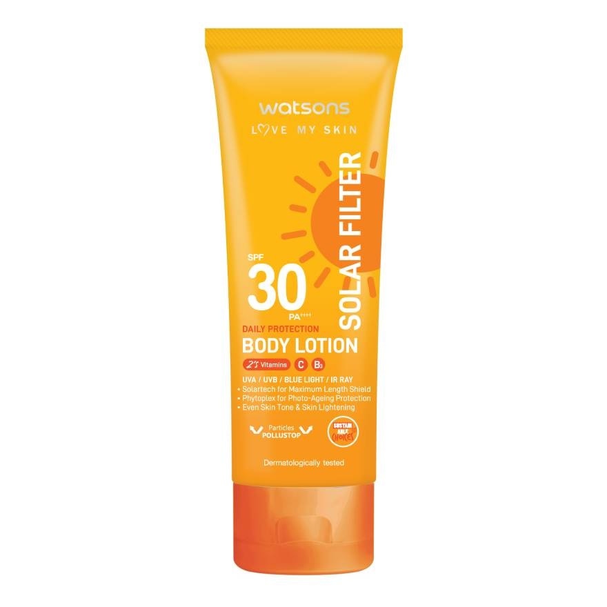 Watsons Love My Skin Solar Filter Daily Protection Body Lotion SPF30 PA++++ 100ml