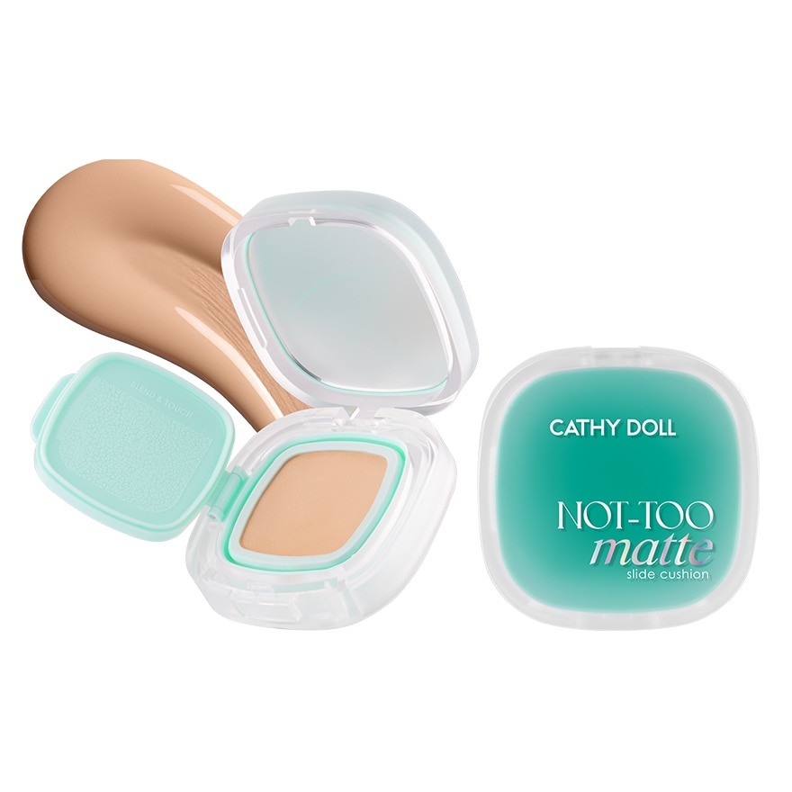 เคที่ดอลล์ นอตทู แมทท์ สไลด์ คุชชั่น SPF50+ PA++++ 12ก. 03 มีเดียมเบจ