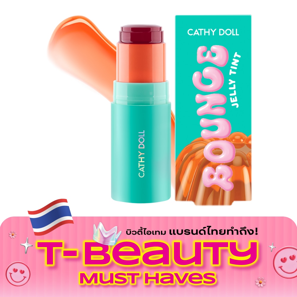 Cathy Doll Bounce Jelly Tint Blush 5g. Jelly Peach image