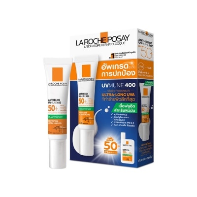 Laroche-Posay ลา โรช-โพเซย์ แอนเทลิโอส ยูวีมูน400 ออยล์ คอนโทรล ฟลูอิด SPF50+ 15 มล.