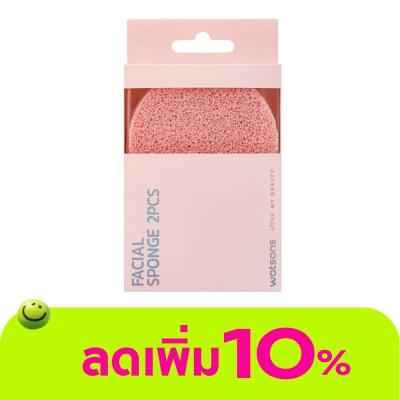 WATSONS - วัตสันฟองน้ำกลมล้างหน้า2ชิ้น032WTC