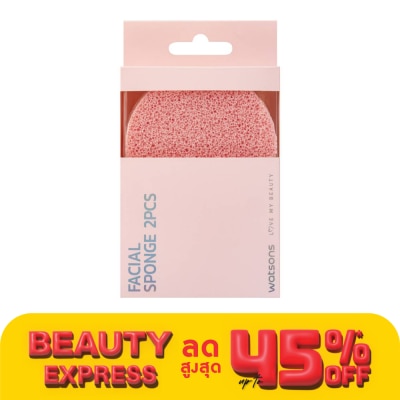 WATSONS วัตสันฟองน้ำกลมล้างหน้า2ชิ้น032WTC