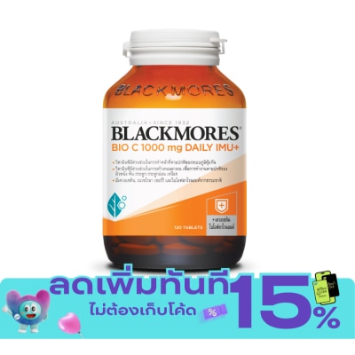 Blackmores แบลคมอร์ส ไบโอ ซี 1000 มก. เดลี ไอมู+ 120 เม็ด image