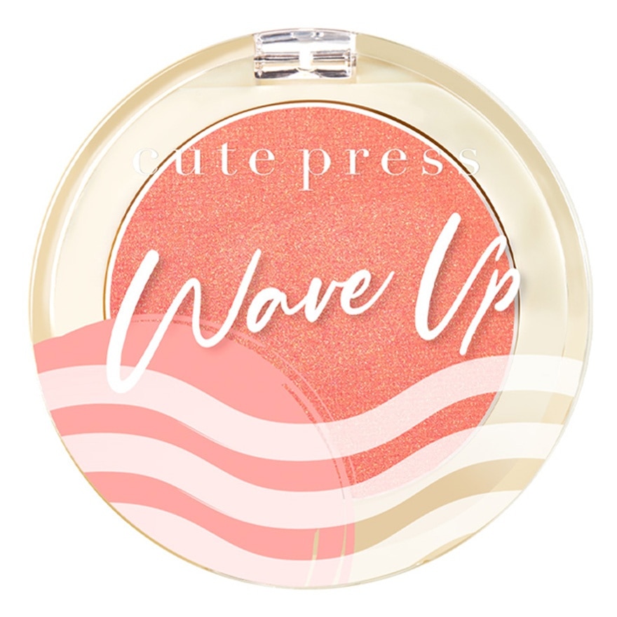 Cute Press Wave Up Power Fix Blush 4g. 04 Shimmer Peach