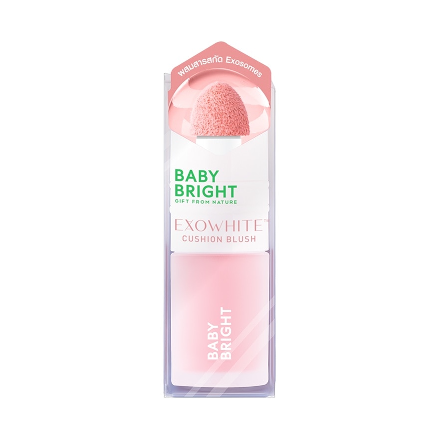 Baby Bright Exowhite Cushion Blush 4ml. 01 Deep Pink