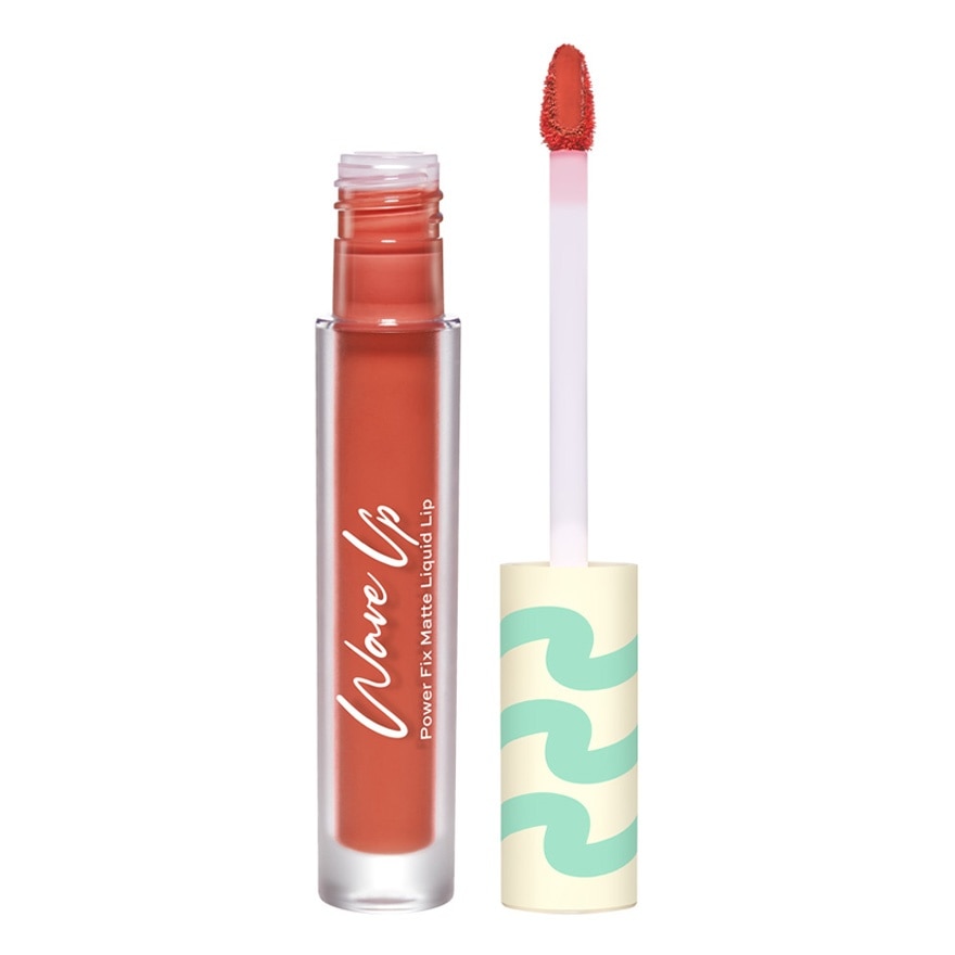 Cute Press Wave Up Power Fix Matte Liquid Lip 2.5g. OR03 Mandarin