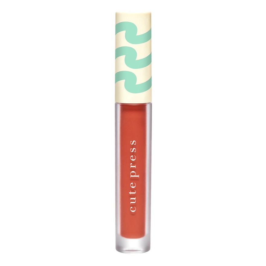 Cute Press Wave Up Power Fix Matte Liquid Lip 2.5g. OR03 Mandarin